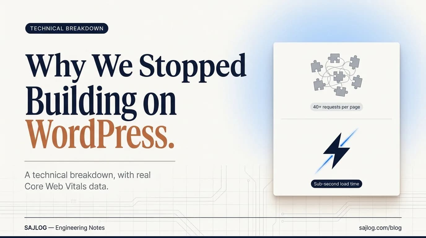 Why We Stopped Building Client Websites on WordPress in 2026