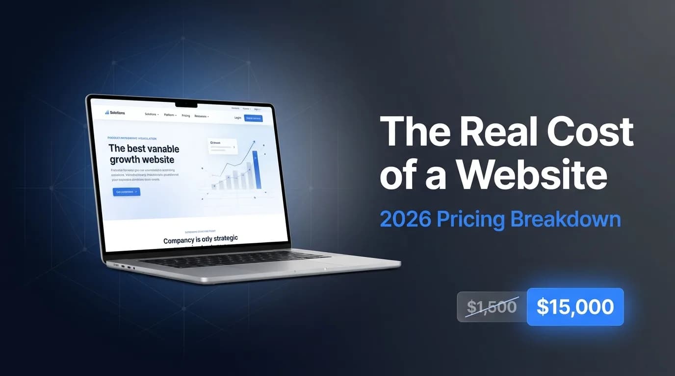 How Much Does a Custom B2B Website Cost in 2026?